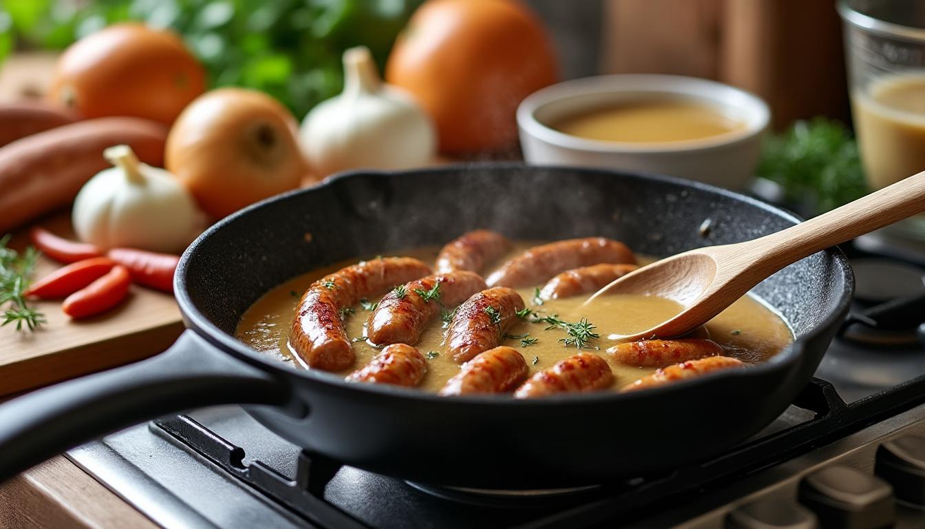 découvrez comment préparer facilement un jus de saucisse savoureux grâce à nos conseils simples et rapides pour sublimer vos plats.