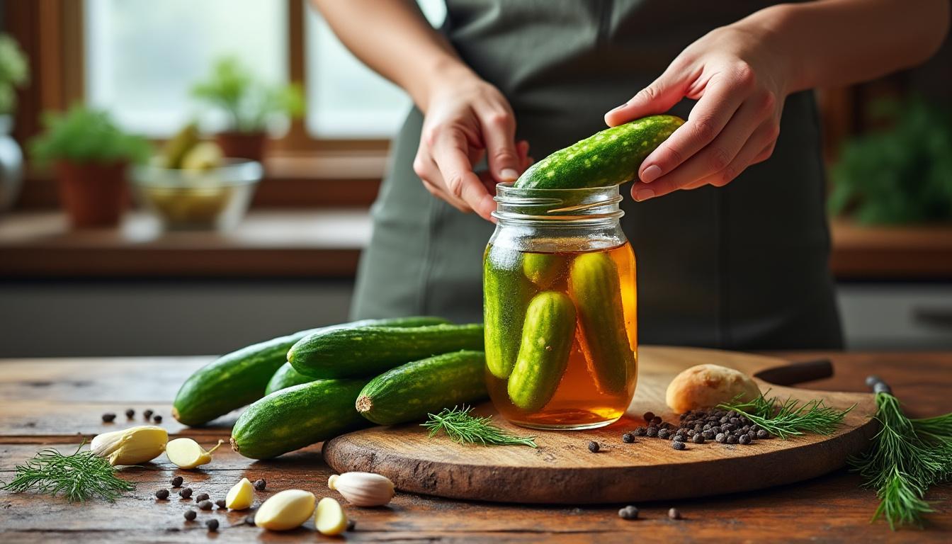 découvrez comment faire des cornichons maison facilement avec notre guide simple et rapide. apprenez les étapes essentielles pour préparer des cornichons croquants et savoureux chez vous.