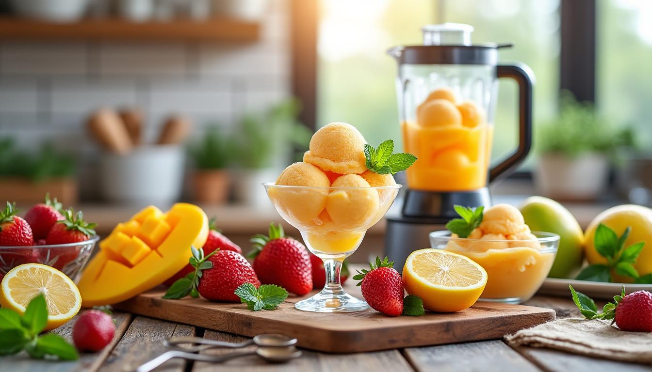 découvrez nos astuces simples pour préparer des sorbets maison délicieux et rafraîchissants, parfaits pour l'été et faciles à réaliser sans sorbetière.