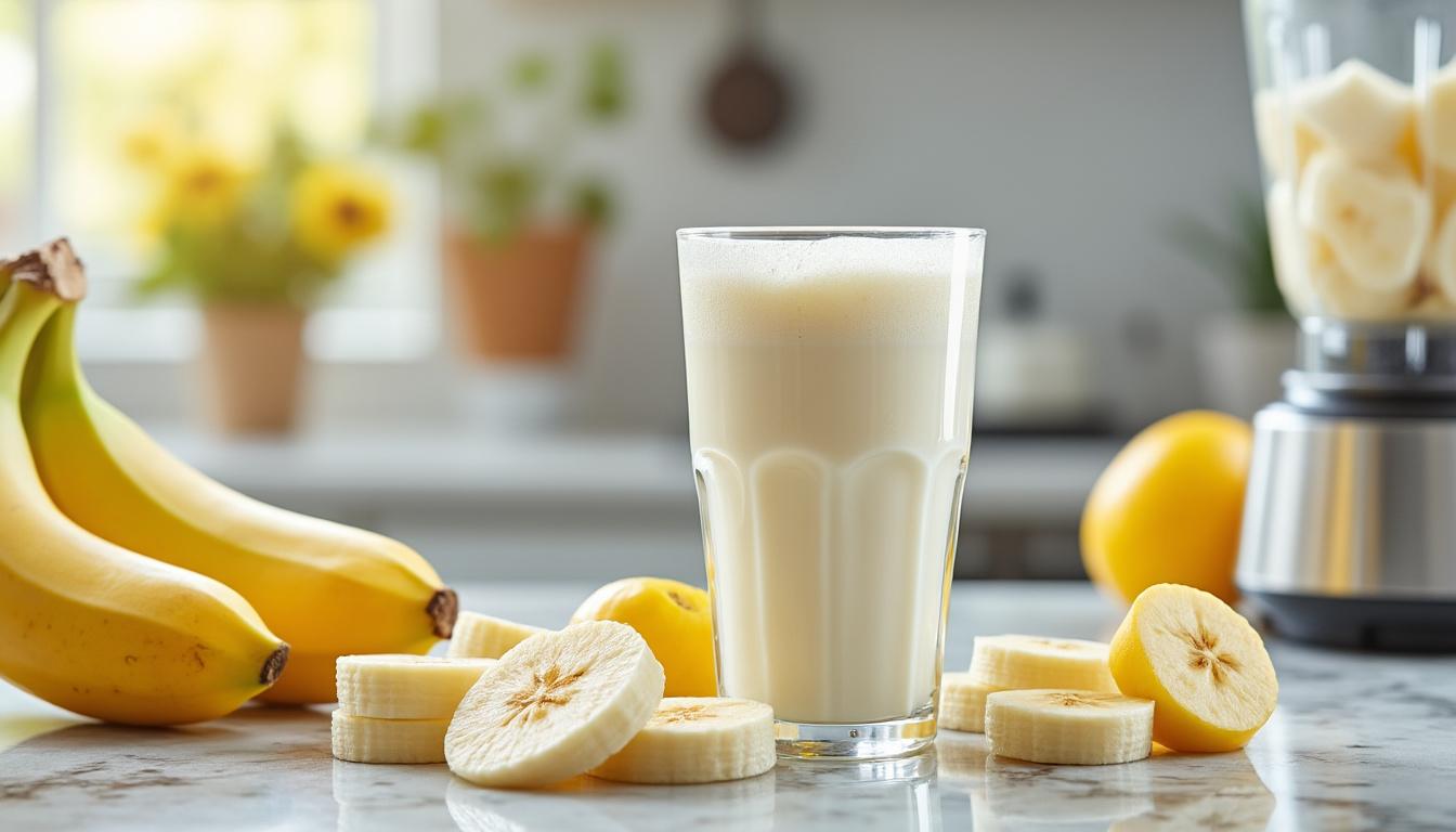 apprenez à préparer un jus de banane délicieux et rapide avec notre recette simple et savoureuse. idéal pour un goûter sain et rafraîchissant !