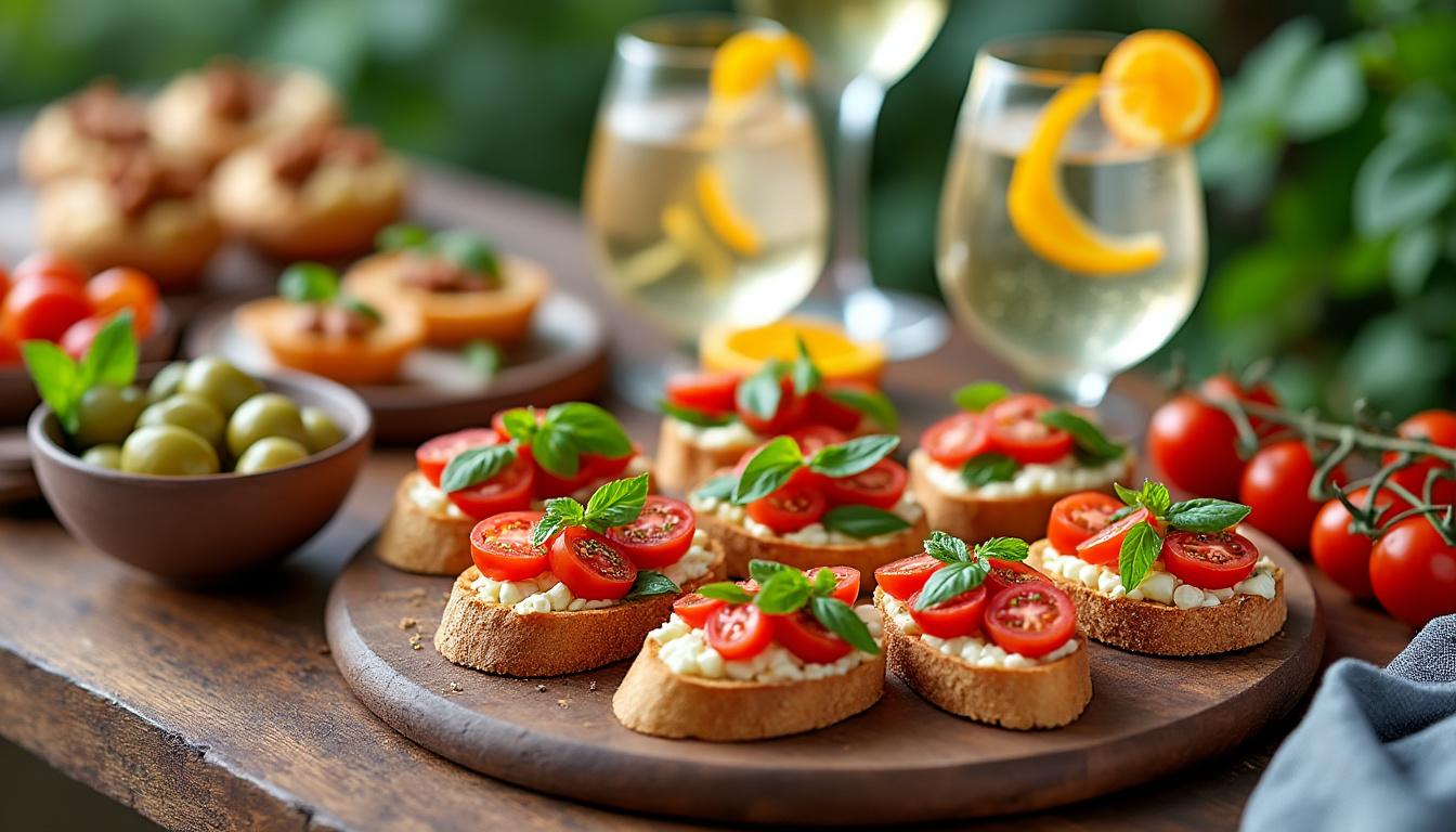 découvrez des recettes d'apéritifs simples et rapides pour impressionner vos invités sans stress. idées faciles et savoureuses pour un moment convivial réussi.