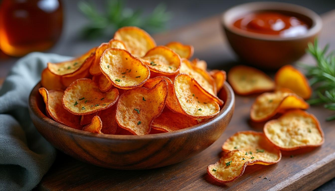 découvrez notre recette maison de chips barbecue pour un goût fumé irrésistible et une texture croquante qui ravira vos papilles à chaque bouchée.