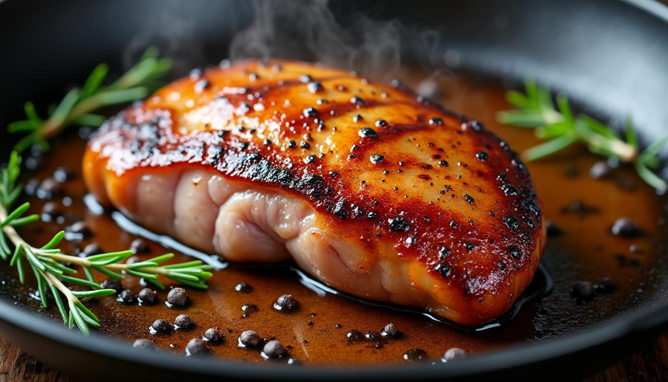 découvrez nos astuces simples pour réussir un magret de canard à la poêle avec une peau parfaitement croustillante, sans stress ni complication.