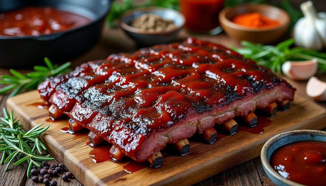 découvrez notre recette de ribs avec des astuces pour une viande tendre et une sauce maison savoureuse, idéale pour un repas gourmand et réussi.