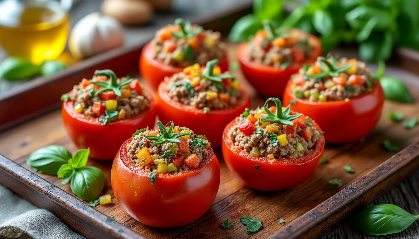 découvrez nos astuces simples pour réussir des tomates farcies au four savoureuses et légères, parfaites pour un repas healthy et gourmand.