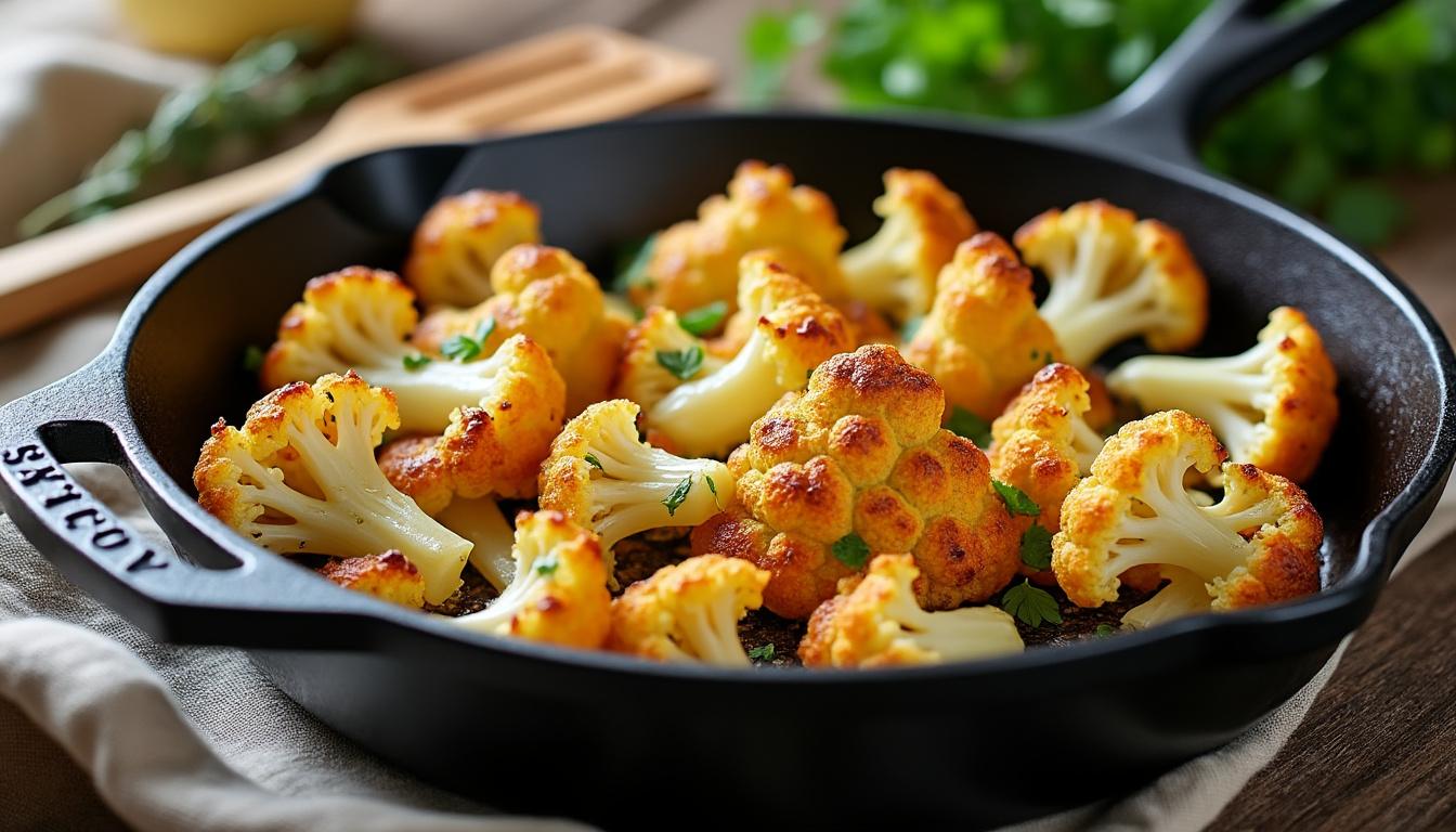 découvrez la méthode rapide pour cuisiner un chou-fleur à la poêle, et obtenir un plat savoureux et croustillant en quelques minutes.