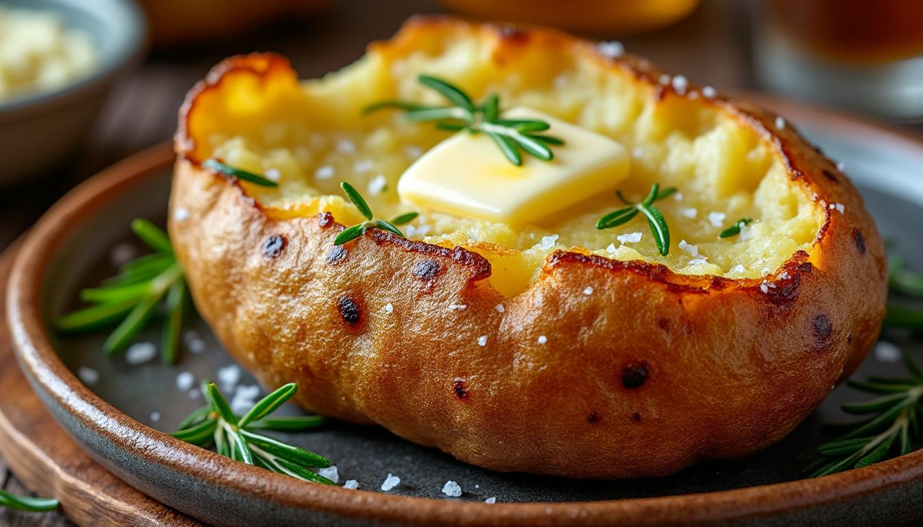 découvrez une recette simple et rapide de pomme de terre au four pour un accompagnement croustillant et savoureux, parfait pour toutes vos repas.
