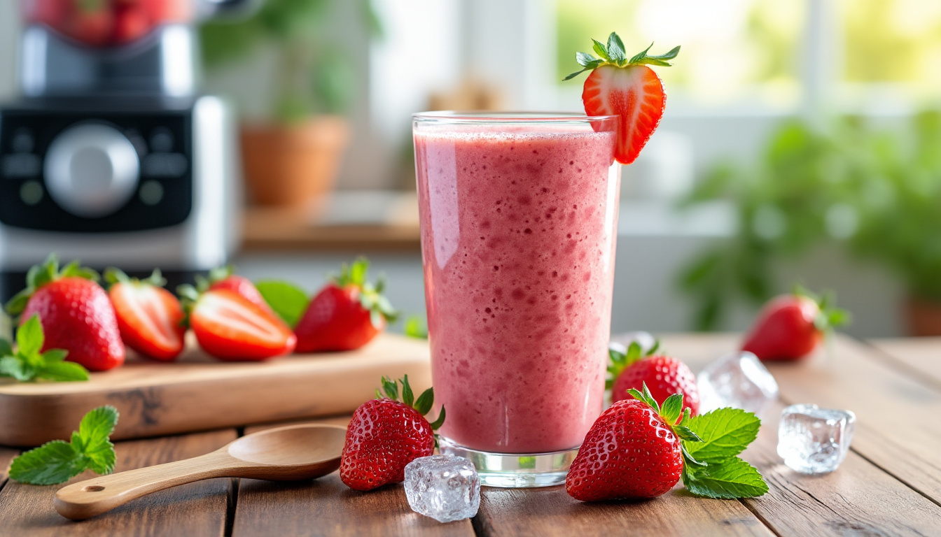 découvrez nos astuces pour préparer un smoothie fraise frais et onctueux à chaque fois, parfait pour une pause gourmande et vitaminée.