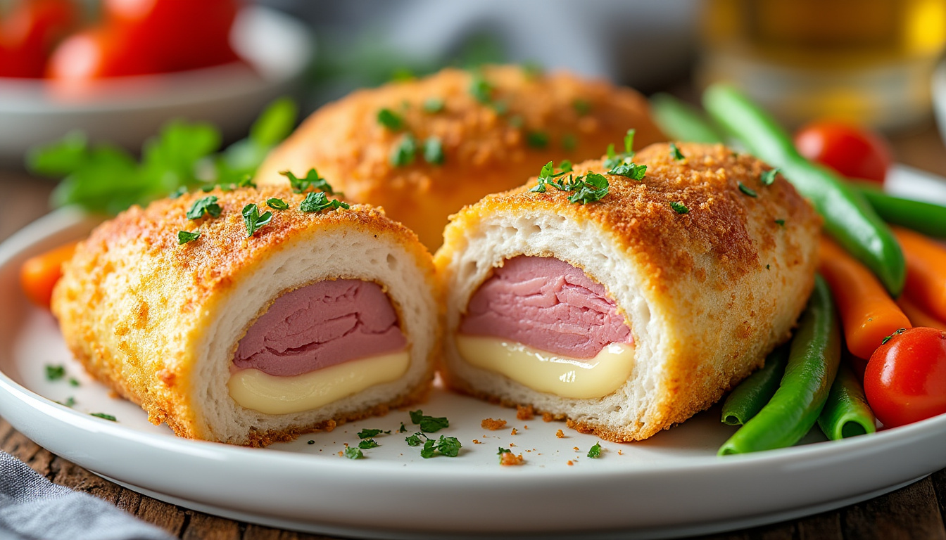 découvrez notre recette simple et légère de cordon bleu au four, un plat savoureux parfait pour un repas équilibré et gourmand.
