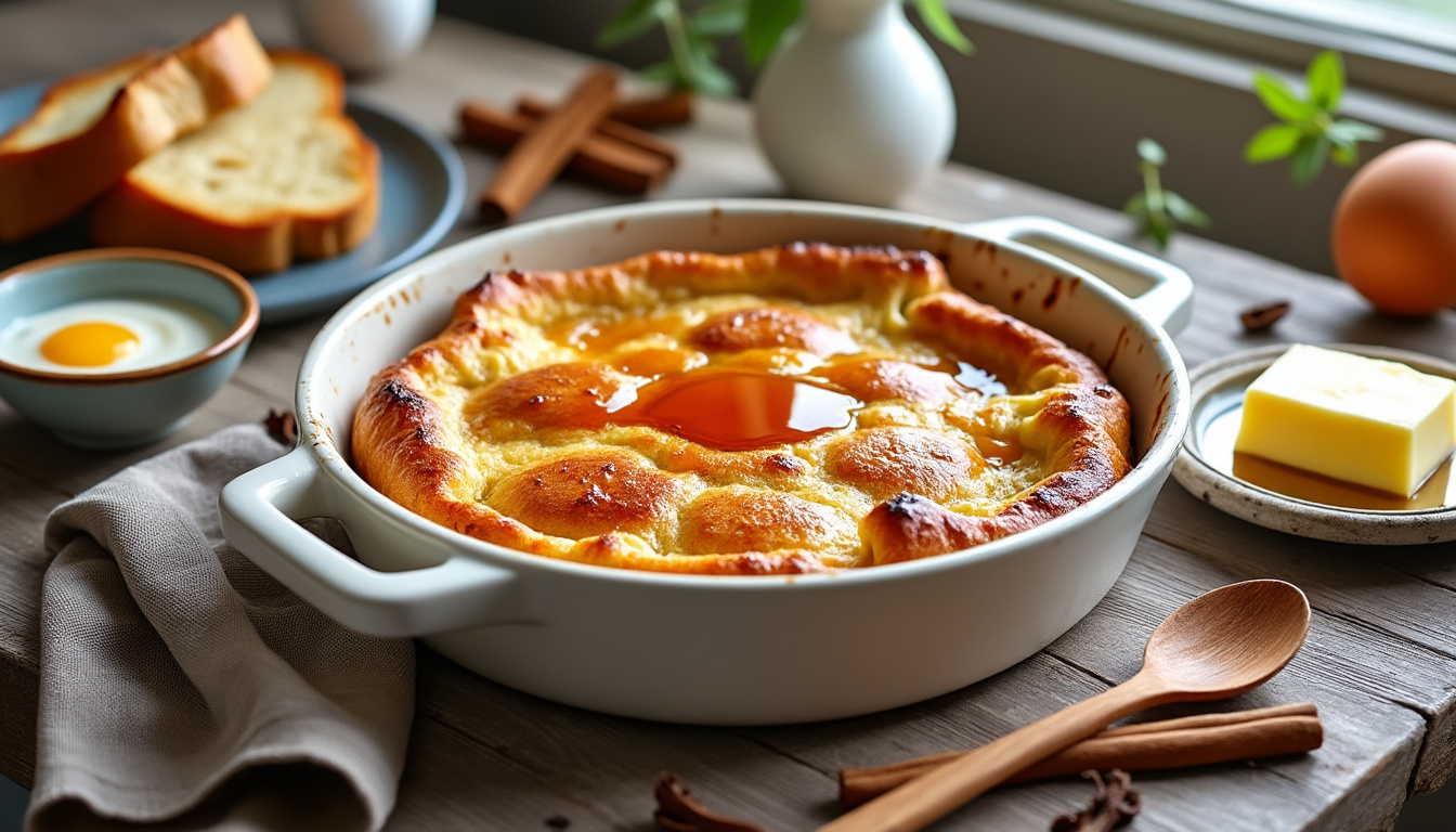 découvrez notre recette facile de pain perdu au four pour un dessert moelleux et léger, parfait pour régaler toute la famille en toute simplicité.
