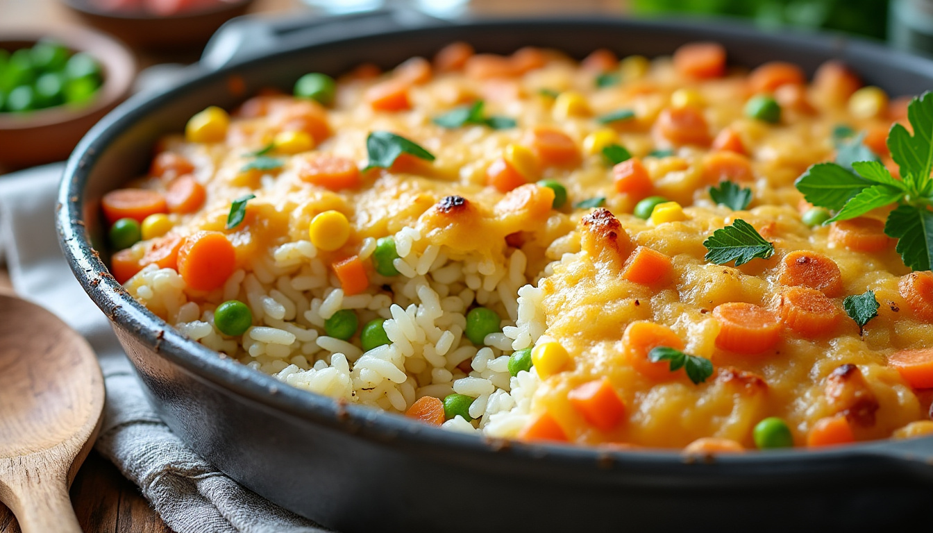 découvrez la recette facile du riz au four, un plat savoureux et réconfortant à préparer en toute simplicité pour régaler toute la famille.