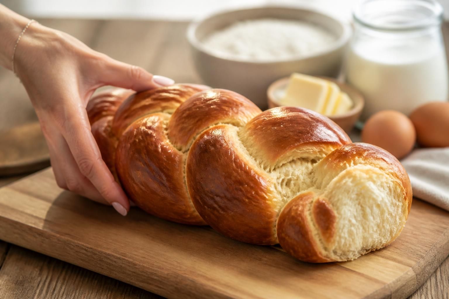 découvrez notre recette facile de brioche tressée à la main pour un résultat gourmand et moelleux, parfait pour un petit-déjeuner ou un goûter réussi.