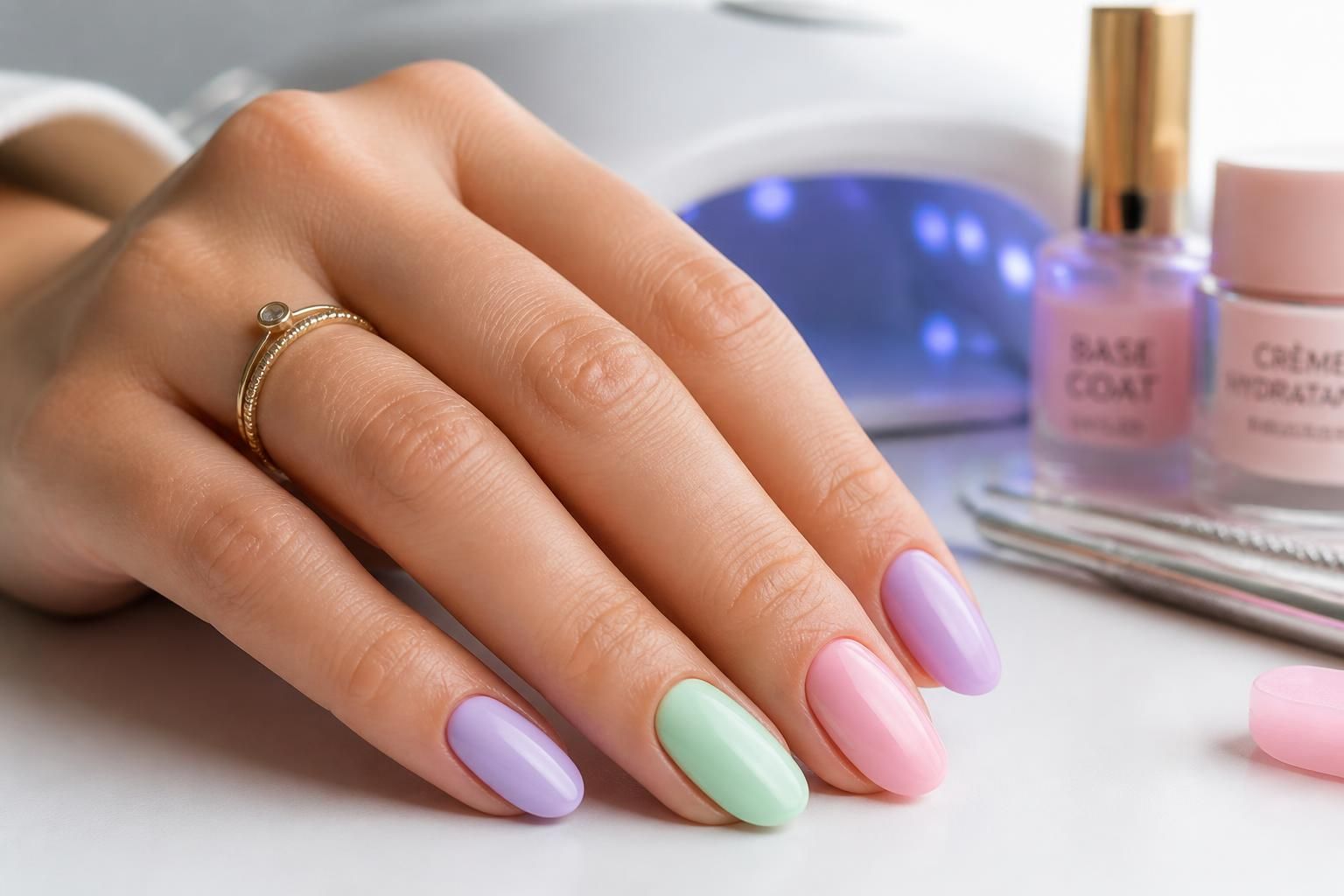 découvrez nos astuces pour réussir votre manucure semi-permanente avec la technique du macaron ongle, alliant élégance et tenue durable.