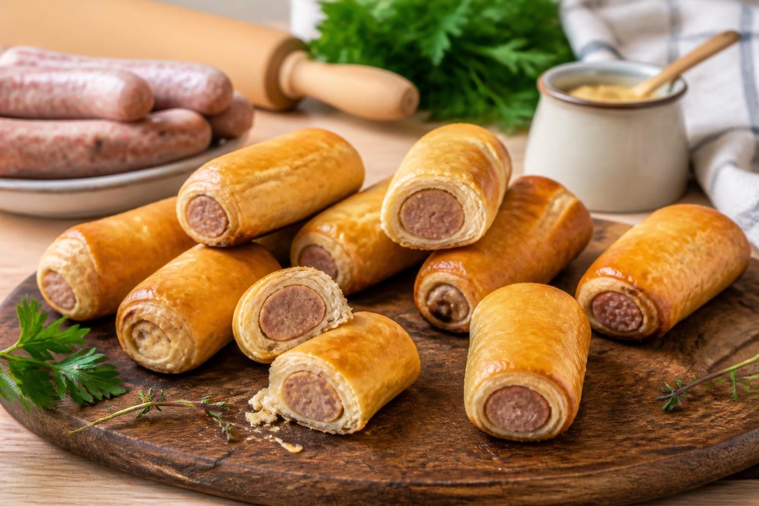 découvrez une recette simple et rapide de roulé saucisse avec pâte feuilletée ou brisée, parfaite pour un apéritif convivial et gourmand.