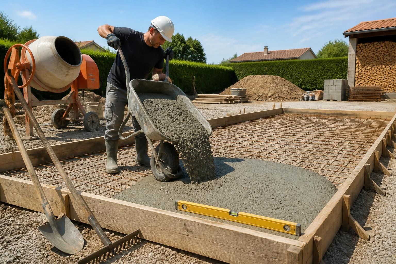 découvrez nos conseils pratiques pour réussir la préparation et la pose de béton pour une dalle solide et durable. guide complet pour un chantier sans souci.