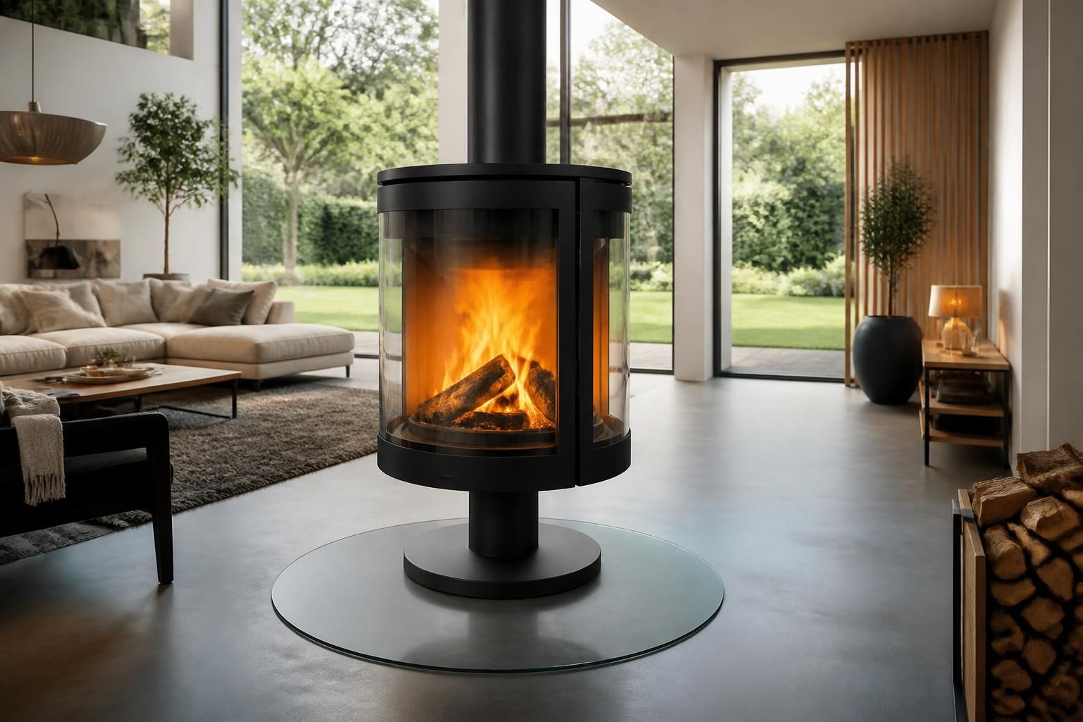 découvrez notre poêle à bois pivotant à 360° alliant confort optimal et design moderne pour un chauffage efficace et élégant dans votre intérieur.