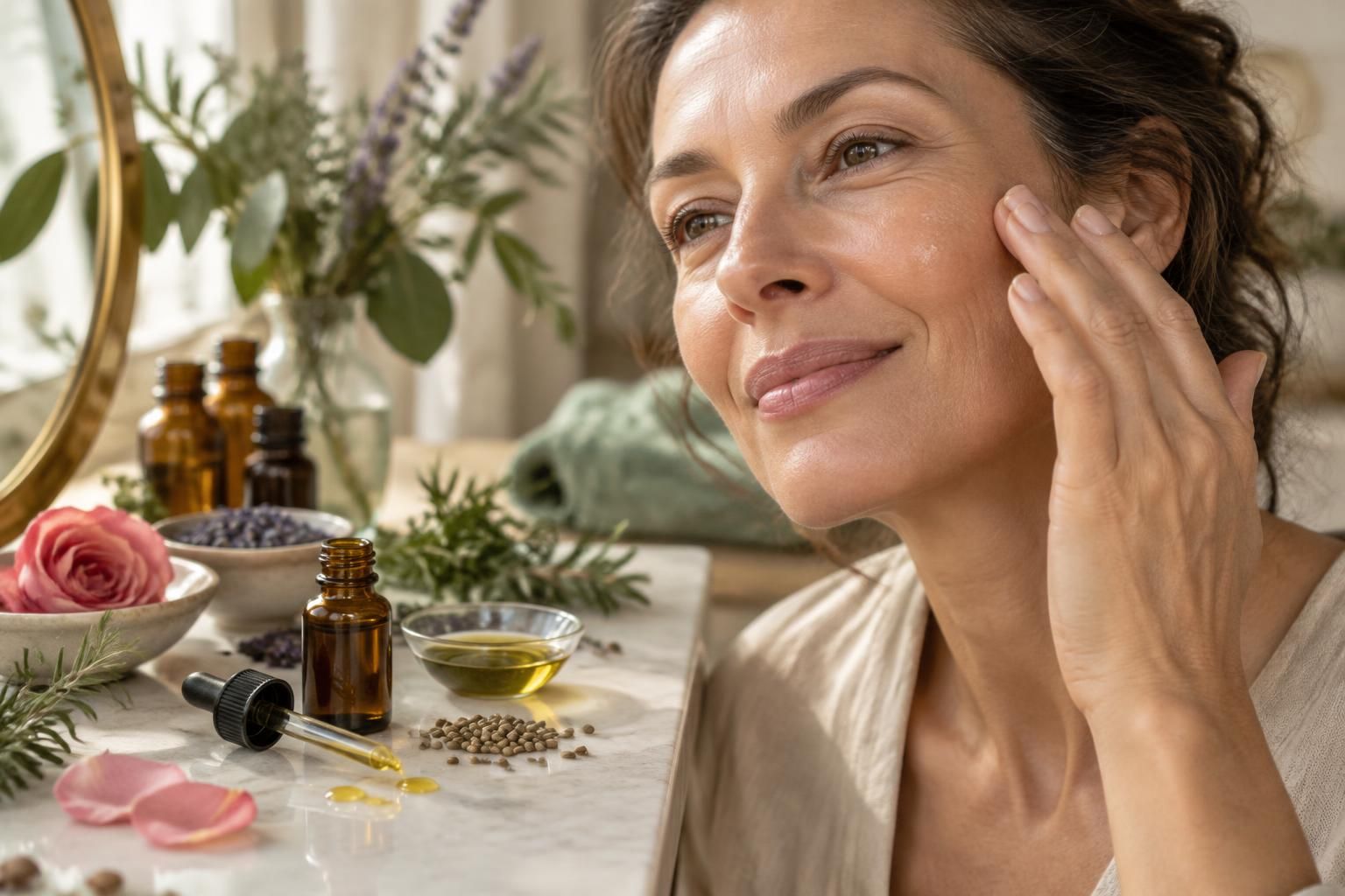 découvrez les huiles essentielles réputées pour aider à prévenir les signes de l’âge, leurs bienfaits pour la peau et les précautions d’utilisation.
