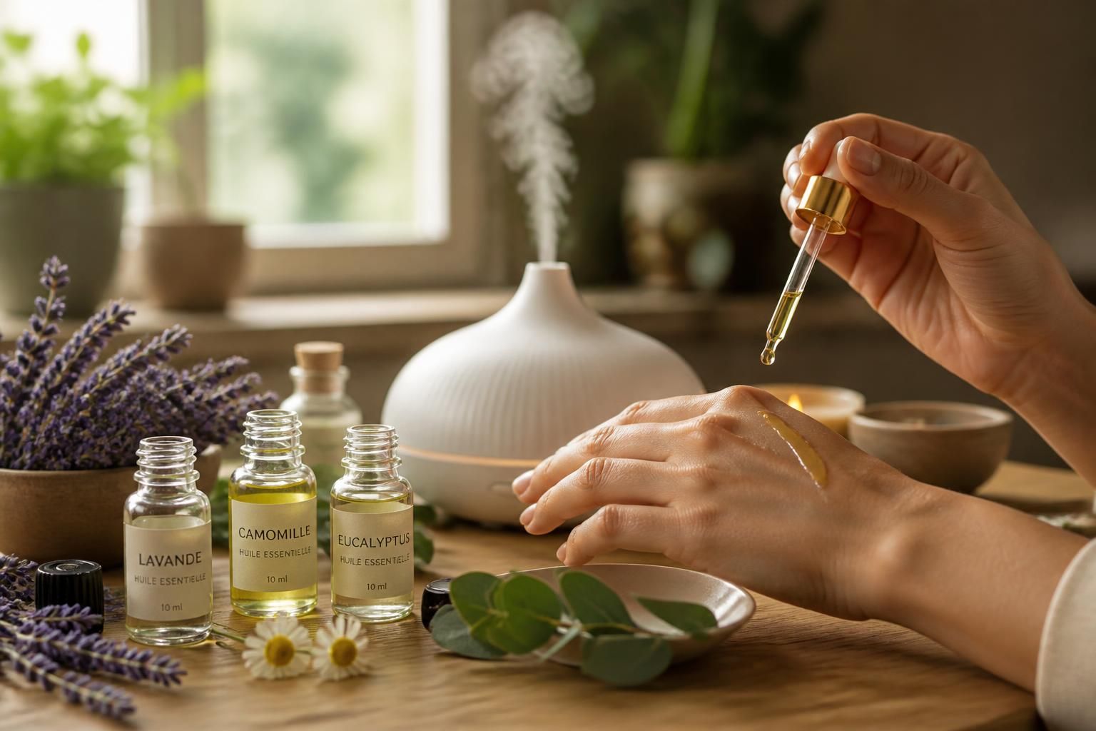découvrez les meilleures huiles essentielles pour prendre soin de votre peau, optimiser l'utilisation de votre diffuseur et soulager efficacement les douleurs naturellement.