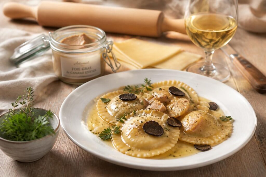 découvrez nos recettes gourmandes de ravioli au foie gras et profitez de conseils pratiques pour réussir leur préparation et épater vos invités.