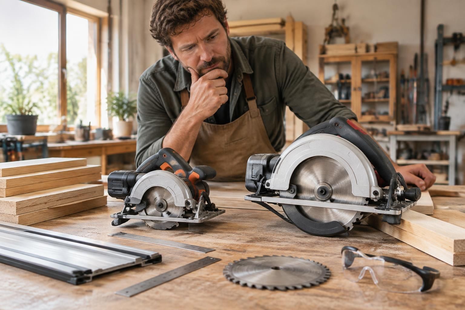 découvrez comment choisir une scie circulaire adaptée à vos besoins : diamètre de lame, puissance, profondeur de coupe et modèles selon vos travaux.