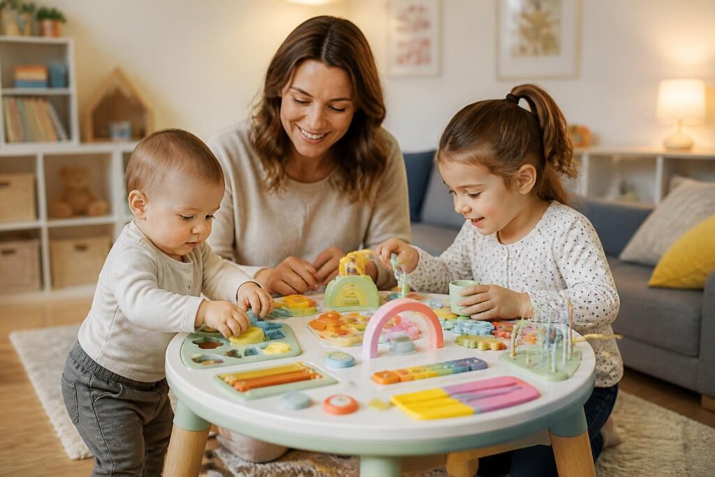 découvrez comment choisir la table d’activité idéale pour bébé et enfant, adaptée à leurs besoins pour stimuler leur développement et leur éveil.