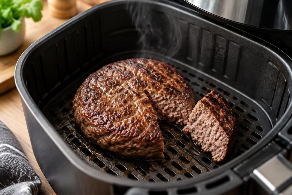 découvrez comment cuire un steak haché surgelé au airfryer pour obtenir une viande bien cuite et savoureuse, sans la dessécher.