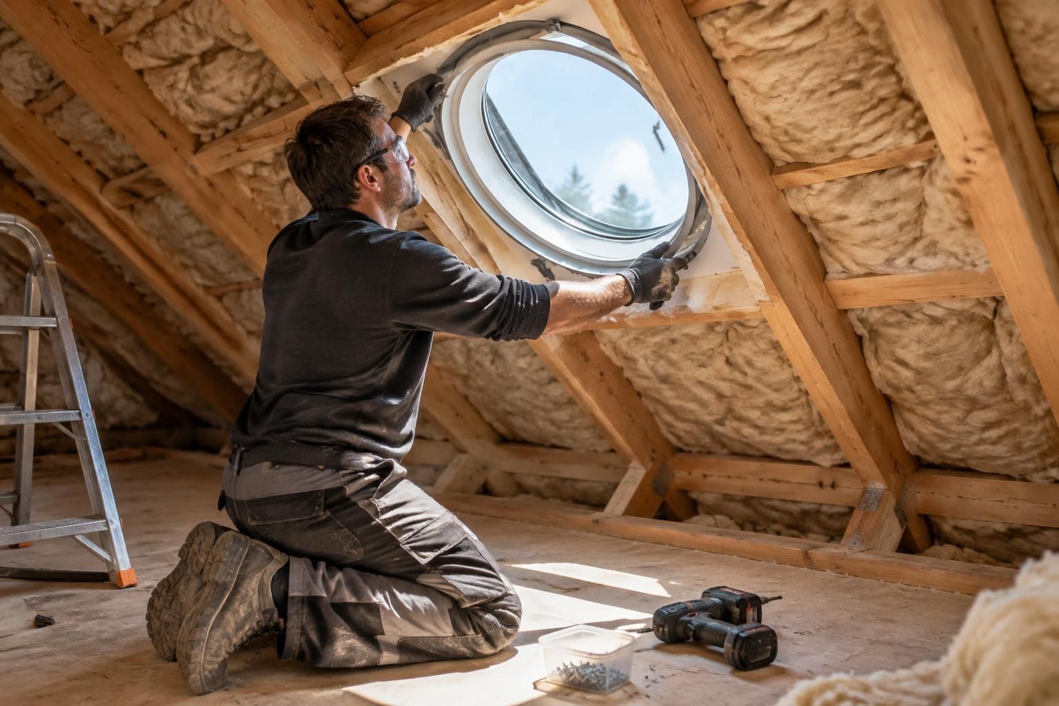 découvrez comment installer un hublot de toit pour apporter davantage de lumière naturelle dans vos combles et améliorer leur confort.
